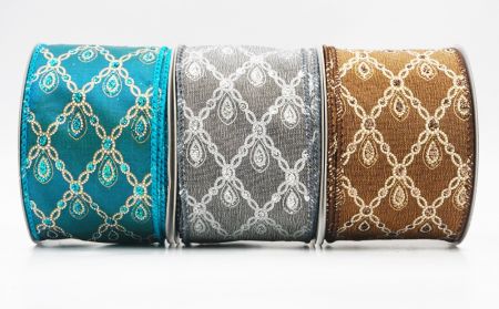 Luxe Diamant Goutte Métallique Ruban Fil_KF9690 (5)